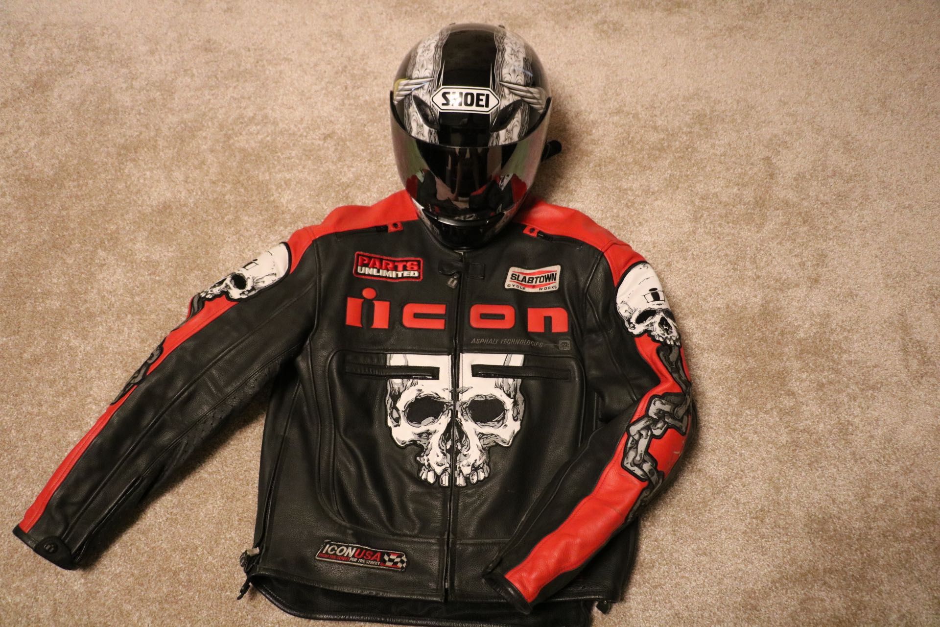 Geaca Moto Icon Skull