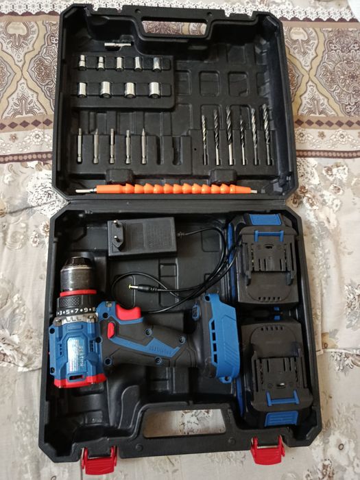 Шуруповерт, аккумуляторная дрель СЛАВМАШ C48-2B48 48 В, 60 Нм, 1800 об