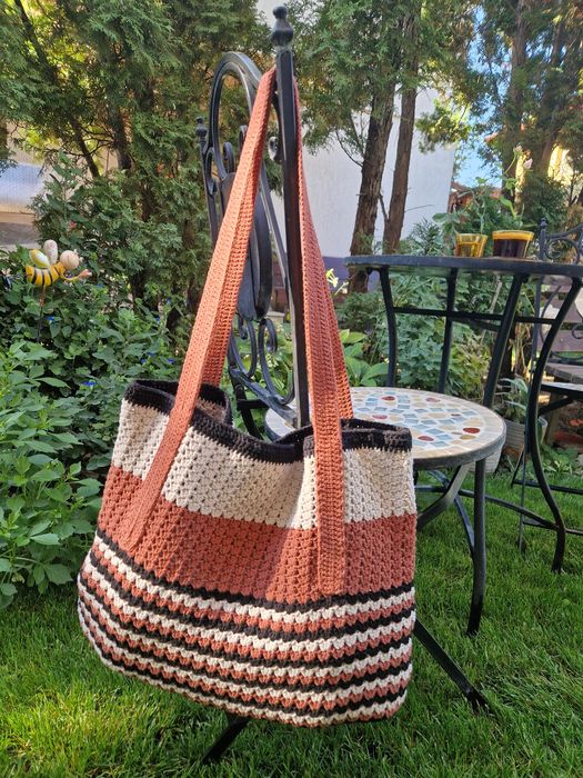 Geanta de umar crosetata 100% handmade
