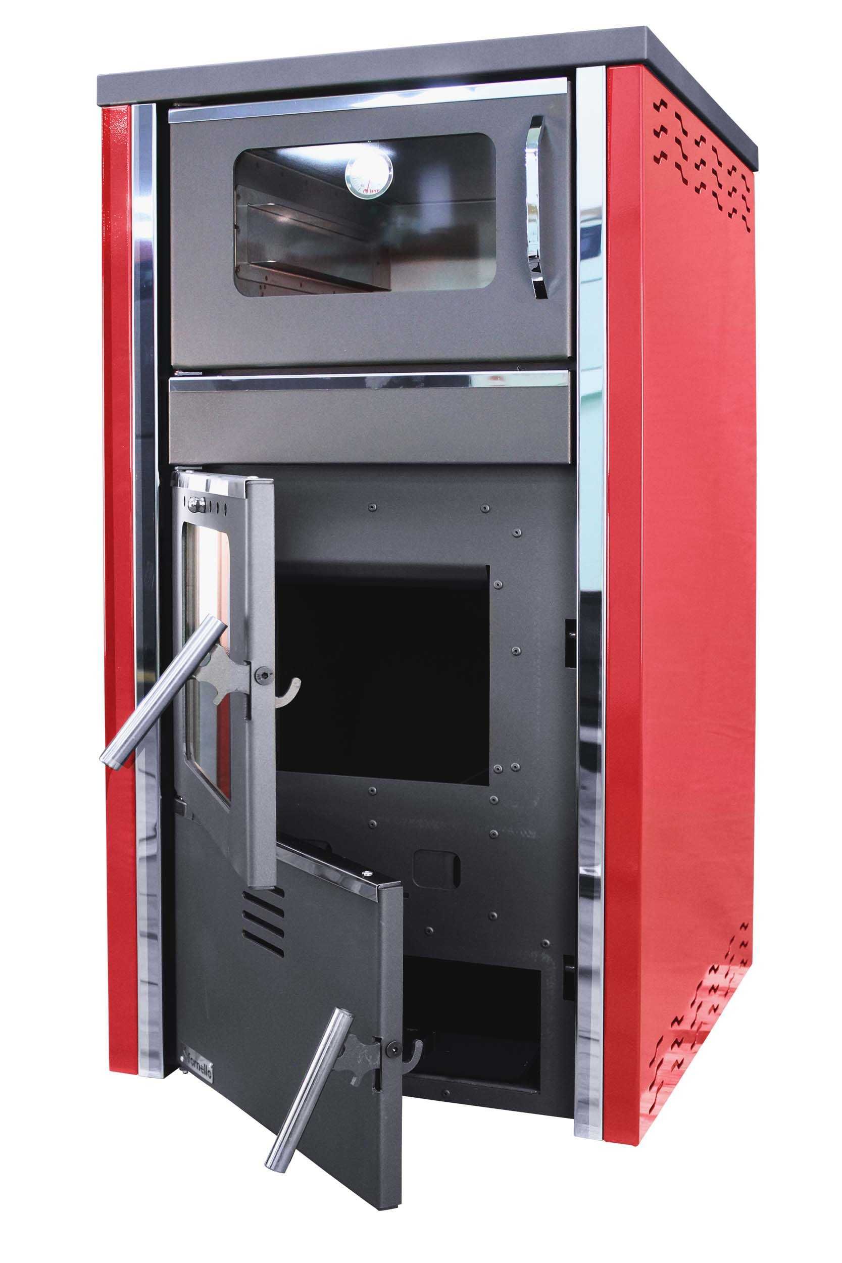 Termosemineu FORNELLO AVANOS 32 kw functionare lemn,carbune,bricheti