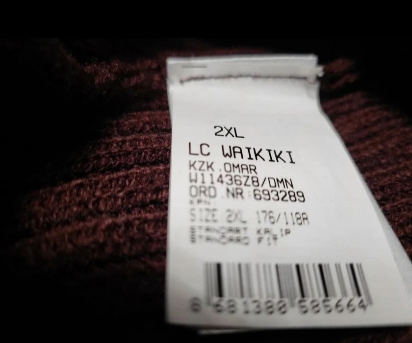 Pulover bărbați LC Waikiki XL/XXL , nou fără etichetă