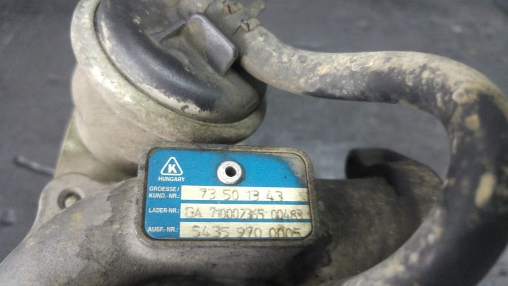 turbina 1.3 d multijet lancia musa ypsilon fiat doblo fiorino grande punto opel corsa d  54359700005