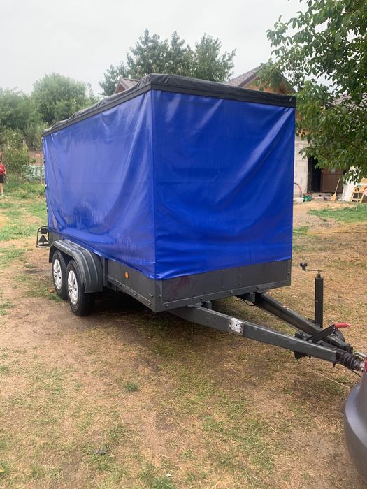Remorcă spațiu încărcare:3,75m lungime,lățime 1,50m,înălțime 1,80m