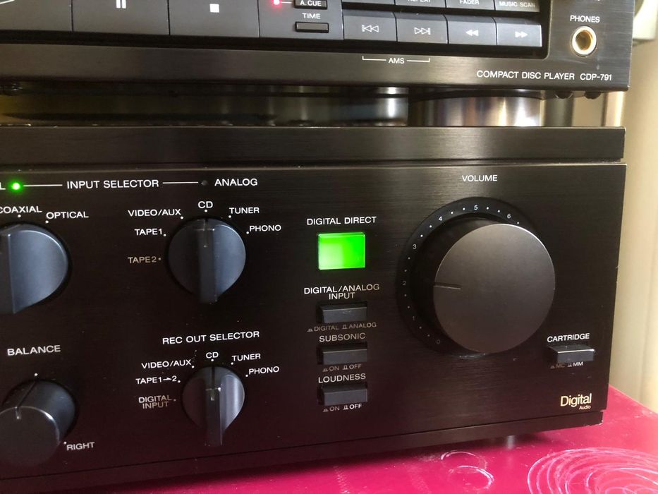 Amplificator Sony TA-F 450 d și minidisc Sony MDS -JE 300