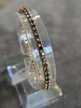 Bratara Tennis aur 18k cu Diamante naturale negre