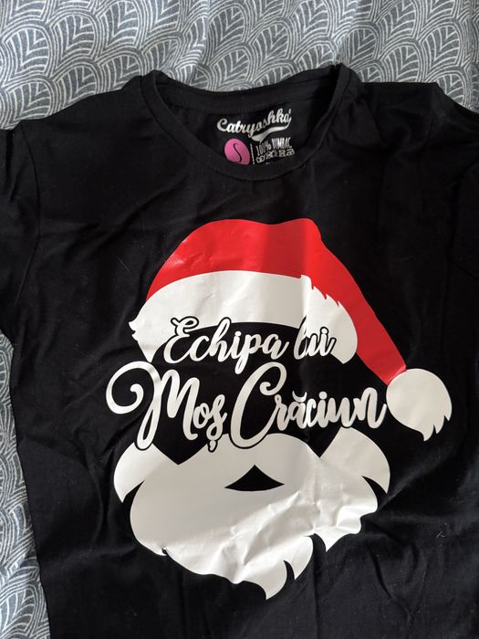 Tricou mos craciun cuplu set