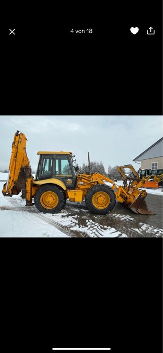 Buldoexcavator JCB 4 cx impecabil  6200 ore de functionare