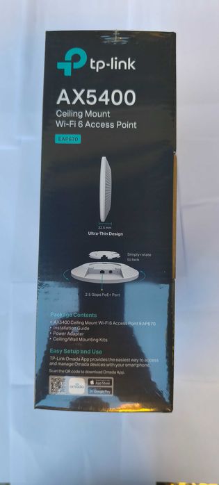 Access point Omada by TP-LINK Gigabit EAP670 Dual-Band