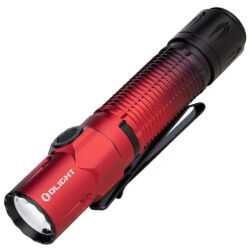 Lanterna tactica OLIGHT Warrior 3S Scarlet Gradient si Dream Blue
