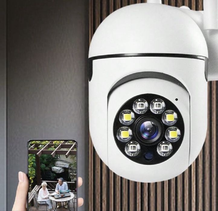 Wi-Fi Охранителна камера 1080P UHD за външна и вътрешна употреба