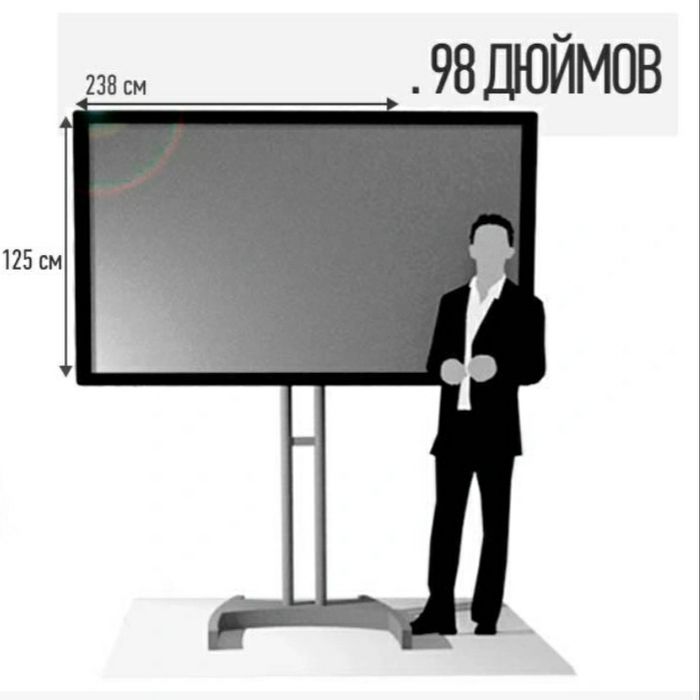 Аренда интерактивной панели 98 дюймов (248см)