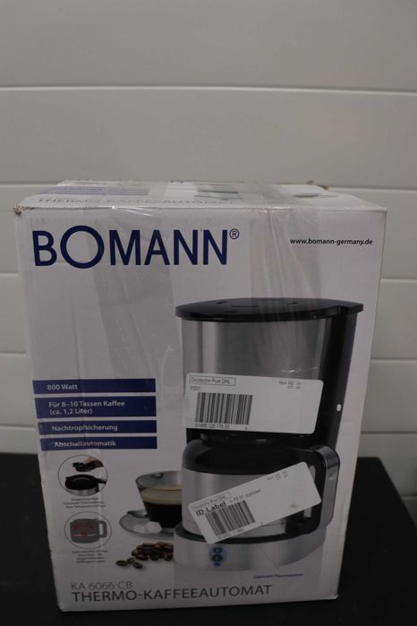 Шварц Кафемашина Bomann  8-10 чаши кафе 1,2л,филтър,неръждаема стомана