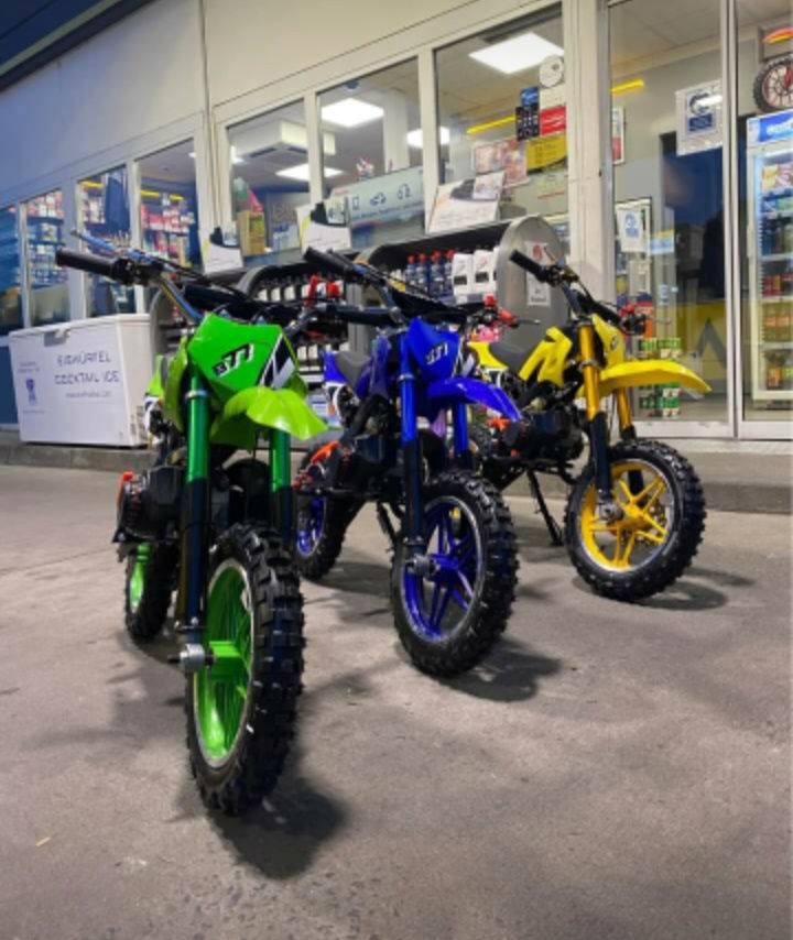 Moto-cross copii /motociclete 49cc benzina/pocket-bike/mini cross