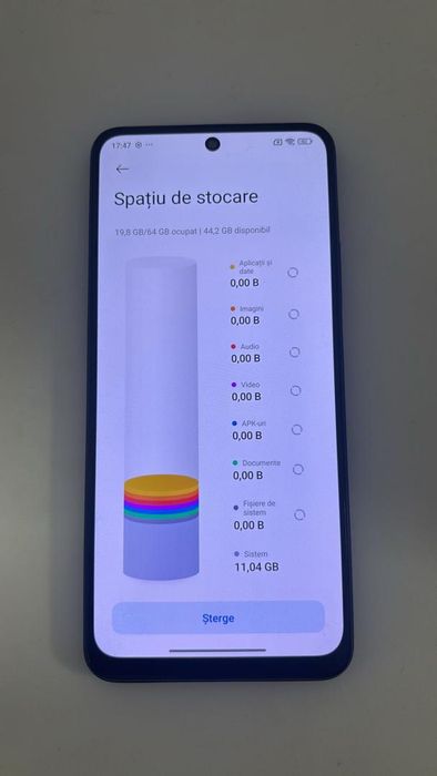 Telefon mobil Xiaomi Redmi Note 12, 4GB RAM, 64GB, 4G, Onyx Gray -A-