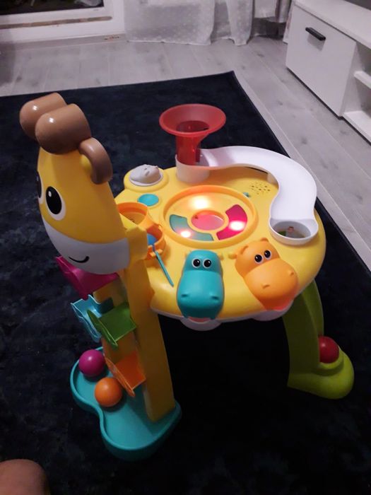 Jucarie bebelusi B Kids, Statie de distractie Girafa