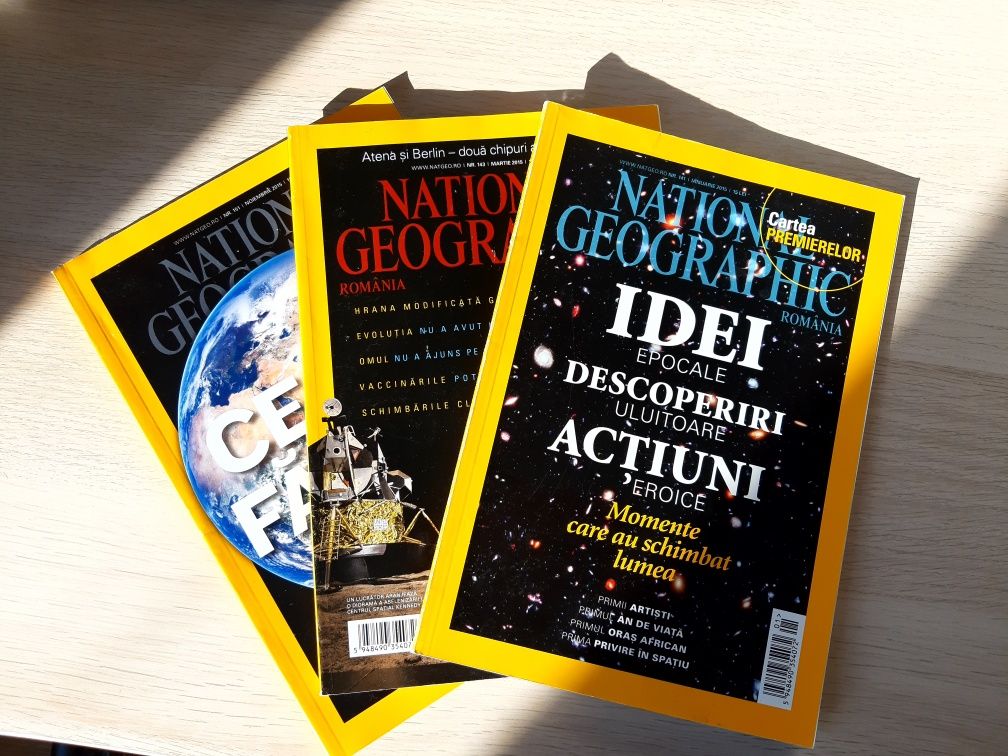 Reviste National Geographic nr 141, 143, 151