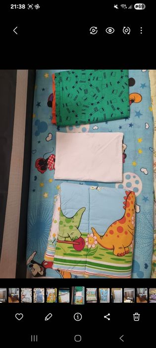 Vând pătuț bebe în stare buna cu saltea, protecții laterale, lenjerii