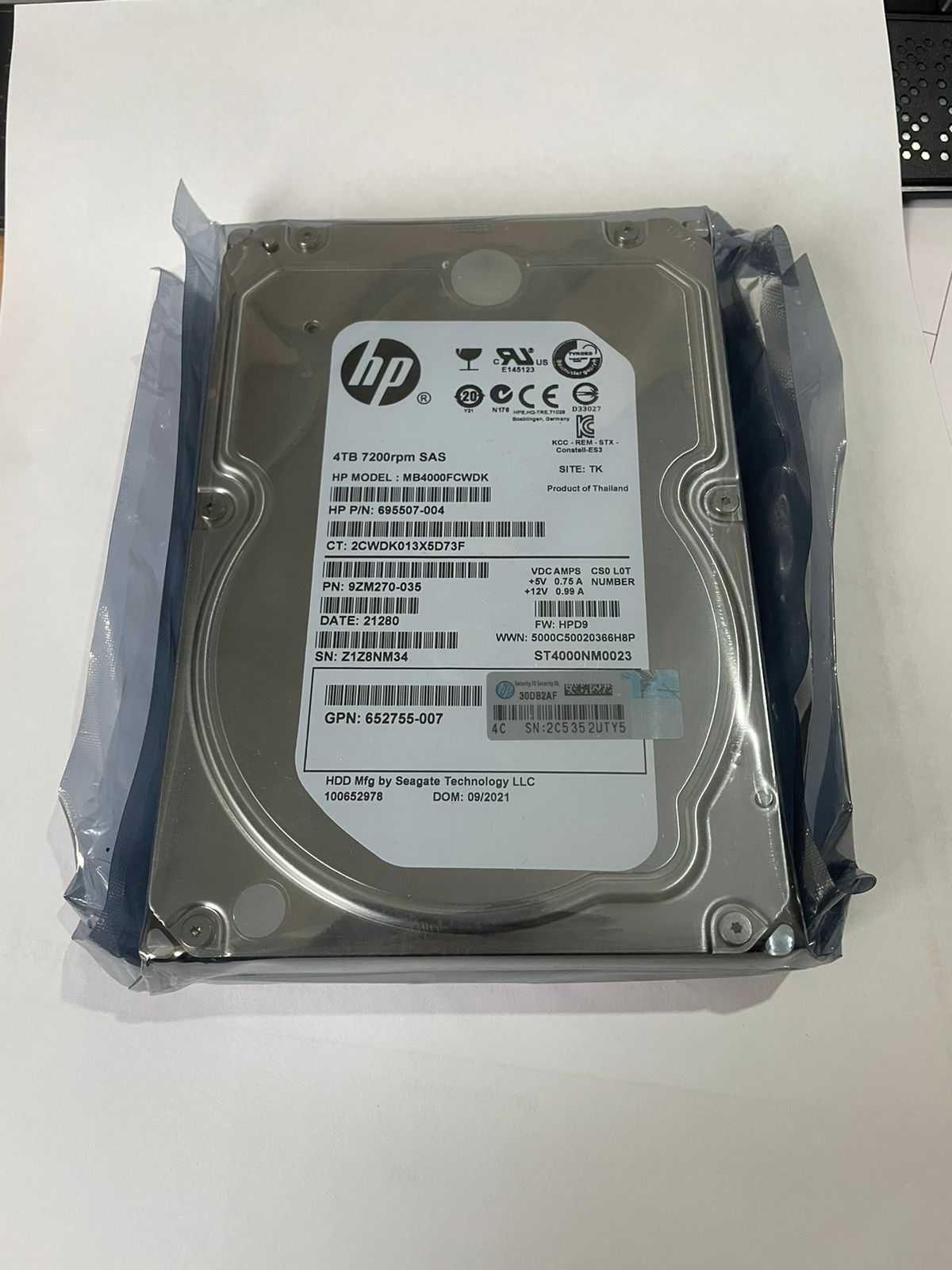 Жесткий диск HP 4 TB SAS