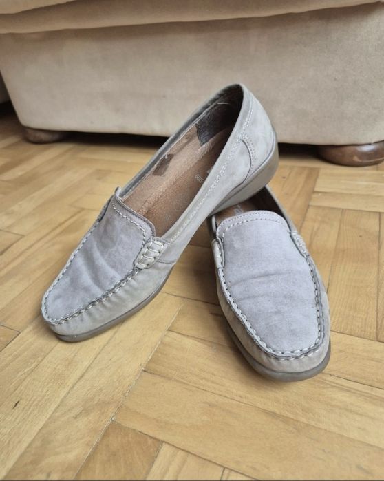 Mocasini Slip-On, Ara, Piele naturală cu Gore-Tex - 38,5