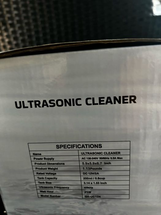 Aparat curățare cu ultrasunete – retainere, bijuterii, ochelari