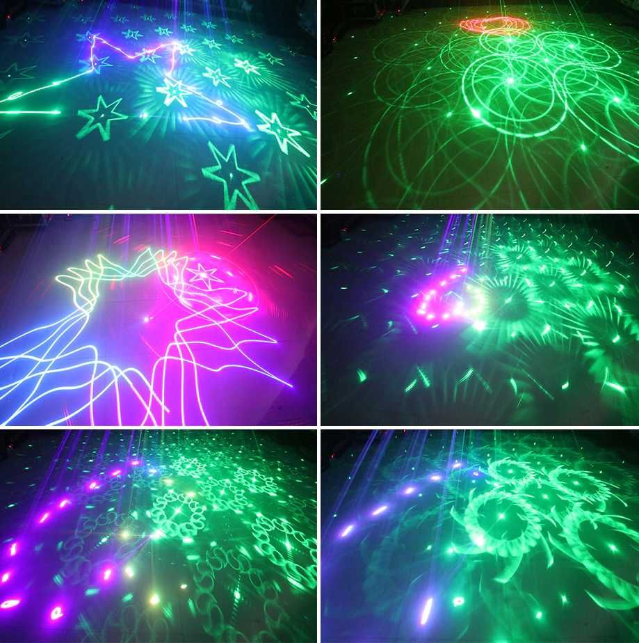 Laser ALIEN 800mw RGB Gobo Beam  Efecte Lumini DJ  Noi SIGILATE