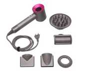 Uscator de par ultra puternic, ionizare, 3 trepte 1600W,5 accesorii