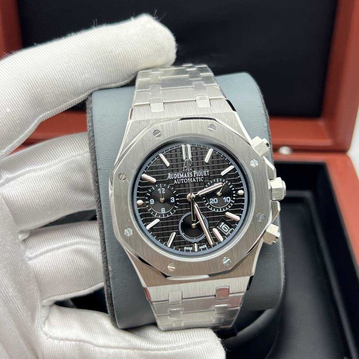 audemars piguet royal oak chrono silver