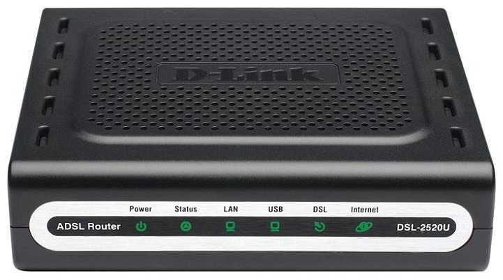 Продам adsl2+ модем D-link DSL-2520U