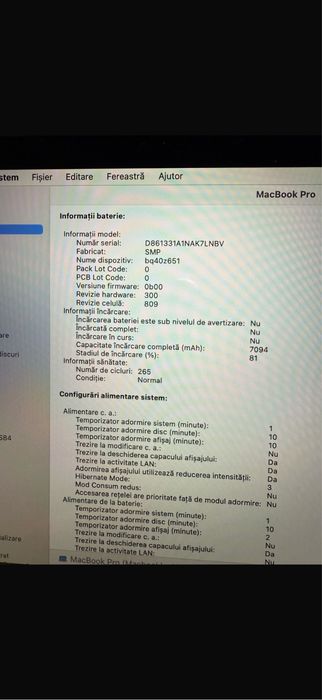 Macbook Pro 16 2019 i7 16gb 1TB