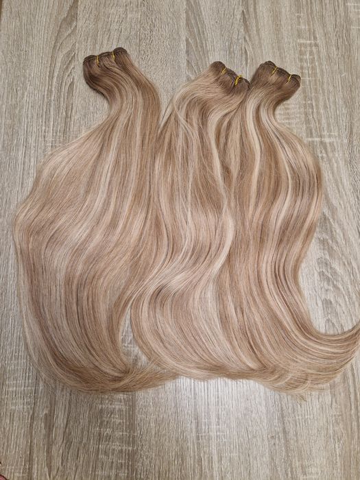 Естествена коса, плътен косъм, плътни крайща и изключително издръжлива