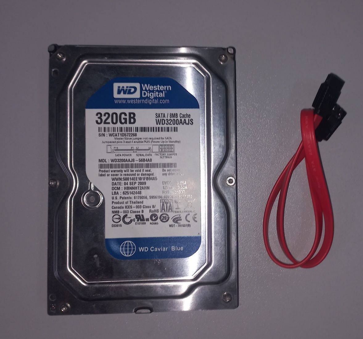 Western Digital HDD 320gb