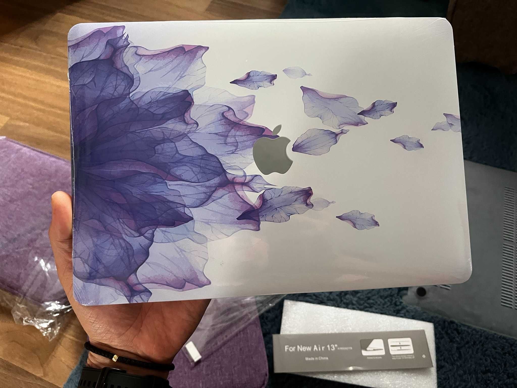 Husa case Macbook Air Retina 13 2018-2020 folie ecran tastatura
