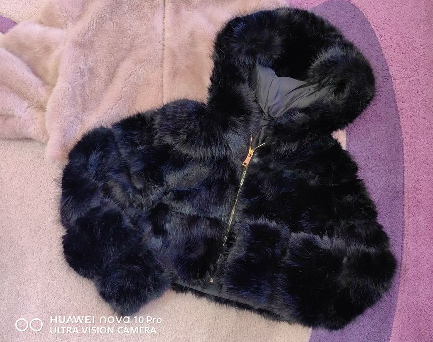 Къси якета с еко косъм