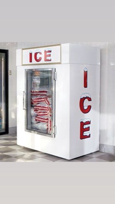 Vitrina frigorifica profesioana pentru gheata cu o usa