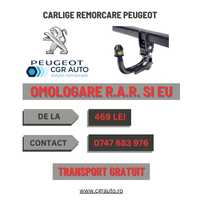 Carlige remorcare Peugeot siguranta si calitate premium