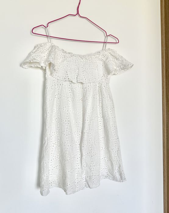 Rochie Zara alba dantela