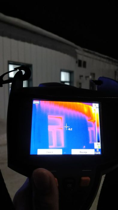 Услуги тепловизора, тепловизионная съемка проверка утепления, холода
