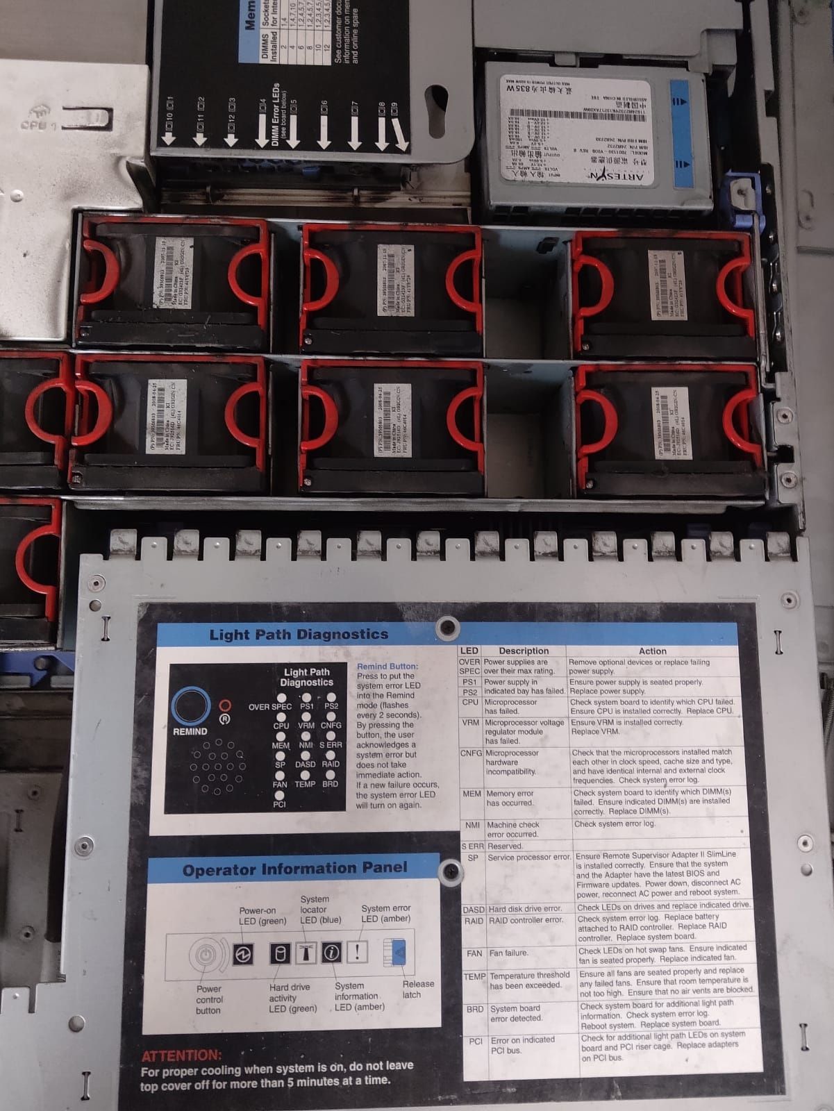 Server blade IBM system x3650