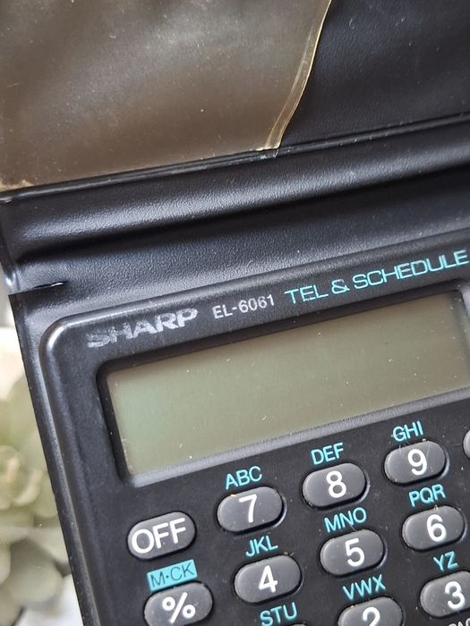 Винтидж , джобен електронен органайзер  калкулатор