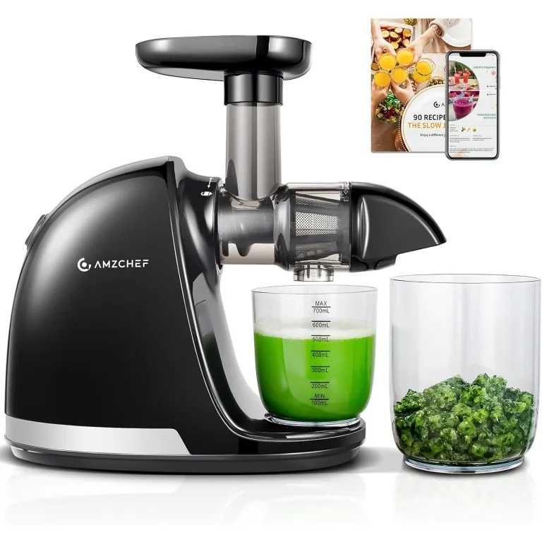 Бавнооборотна сокоизтисквачка AMZCHEF 1501-WT, 150W