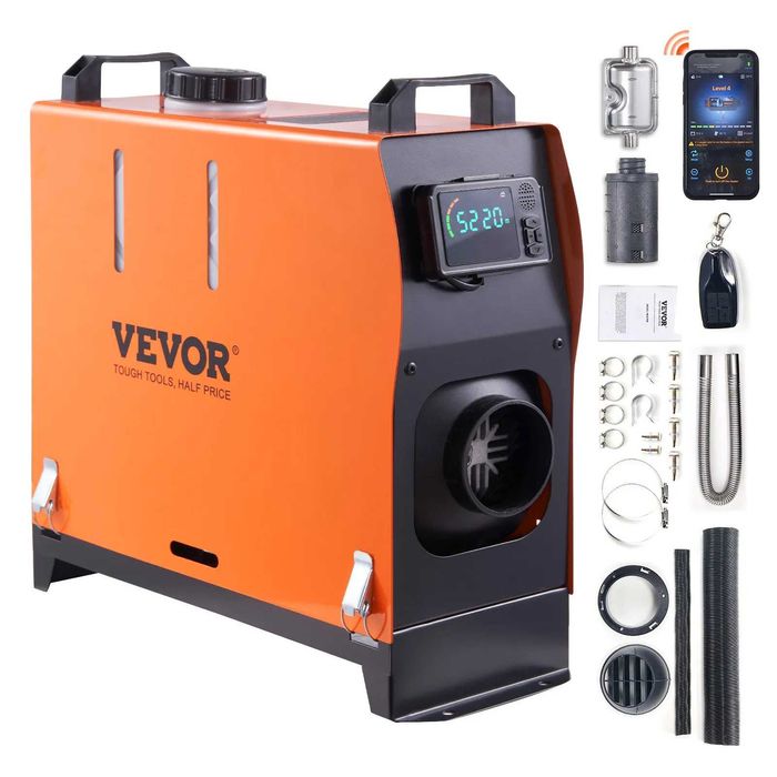 Încălzitor Diesel sirocou portabil VEVOR 8KW – Nou, Sigilat