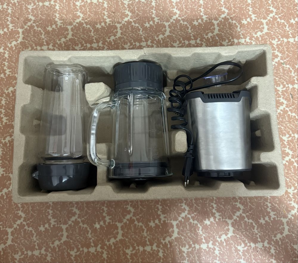 Блендер moulinex pulseo glass mini blender
