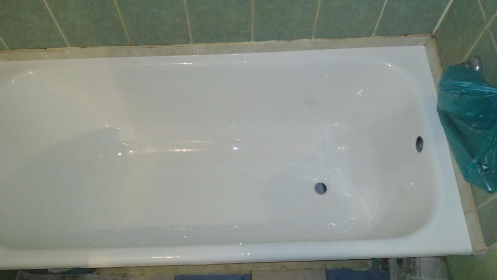 Восстановление реставрация ванн жидким (наливной) акрилом.