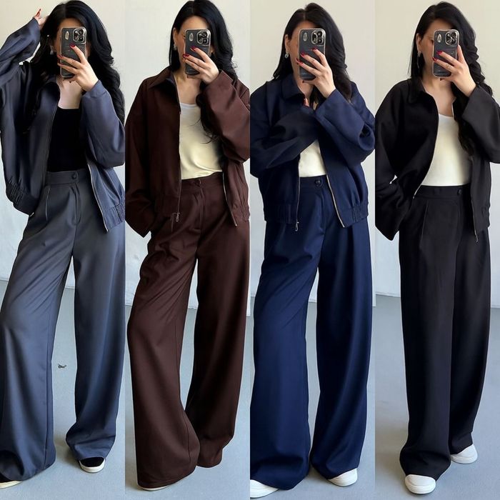 Брючные костюмы новые (двойки и тройка)