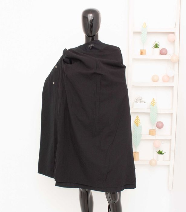 Cos оригинално дамско вълнено преходно палто с колан черно 36 S