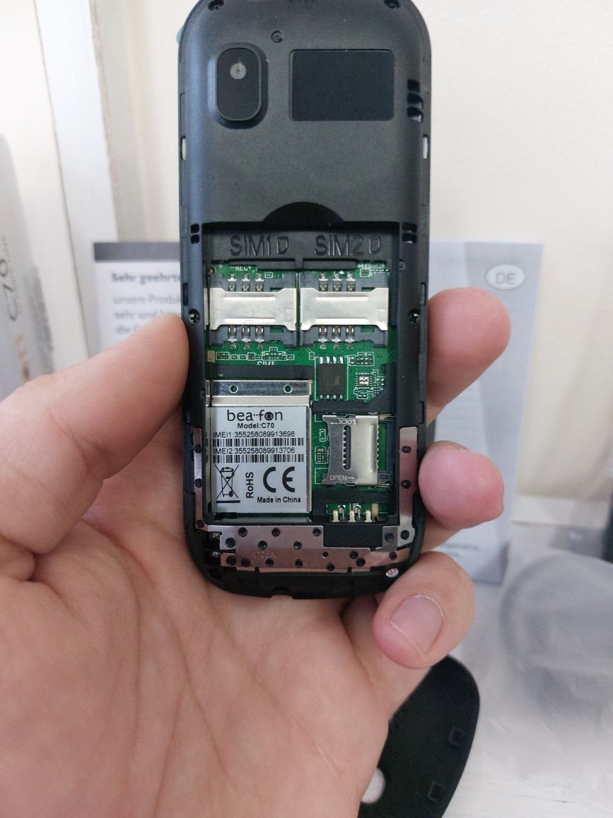Чисто нов телефон Bea-fon C70