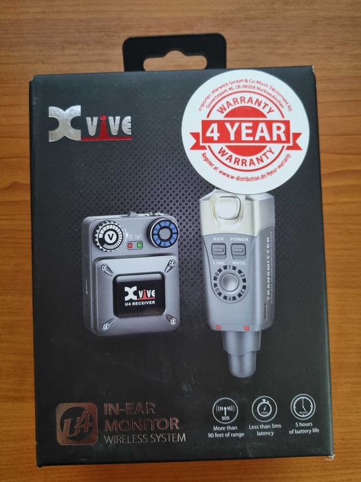 XVive U4 In-ear Monitor Wireless System