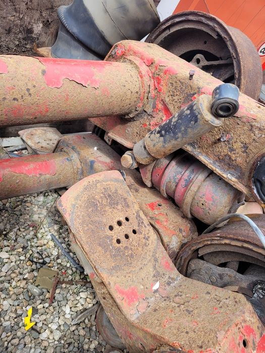 Axe osii punti remorca trailer semiremorca saf  ror bpw cu disc tambur