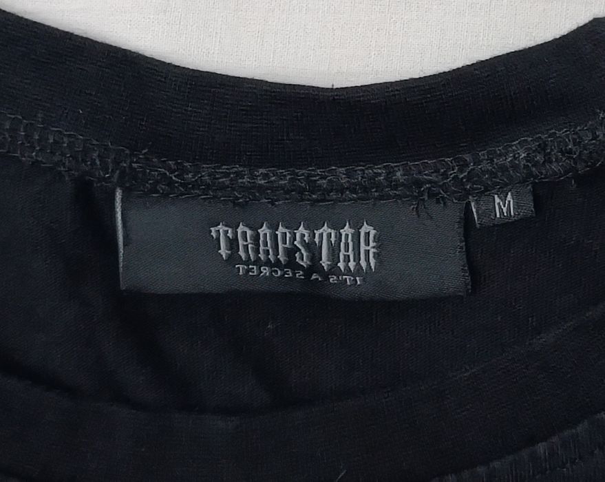 TRAPSTAR T-Shirt оригинална тениска M памучна фланелка черна