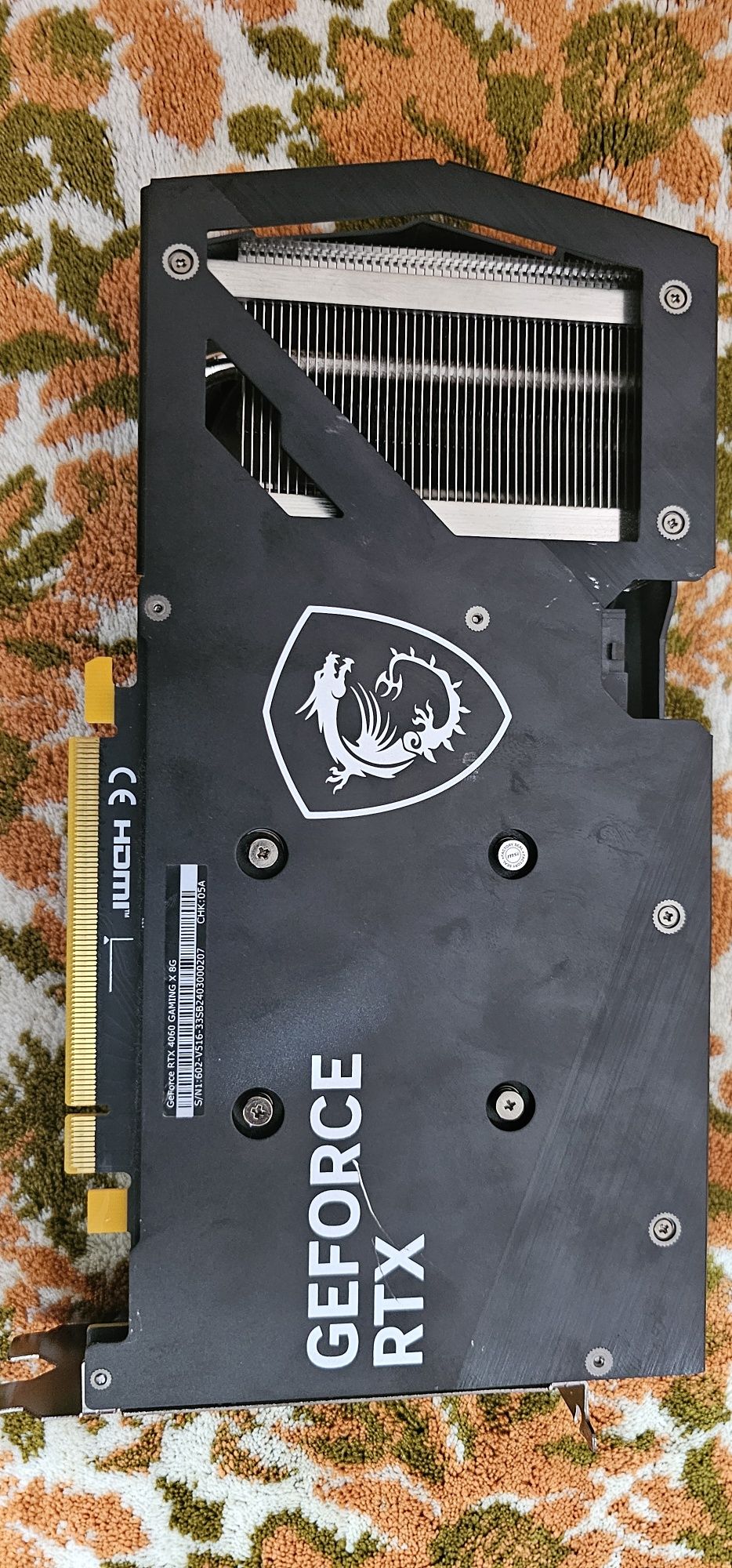 Placa video MSI RTX 4060 GAMING X 8GB GDDR6 128-bit DLSS 3.0 LA 1200 R